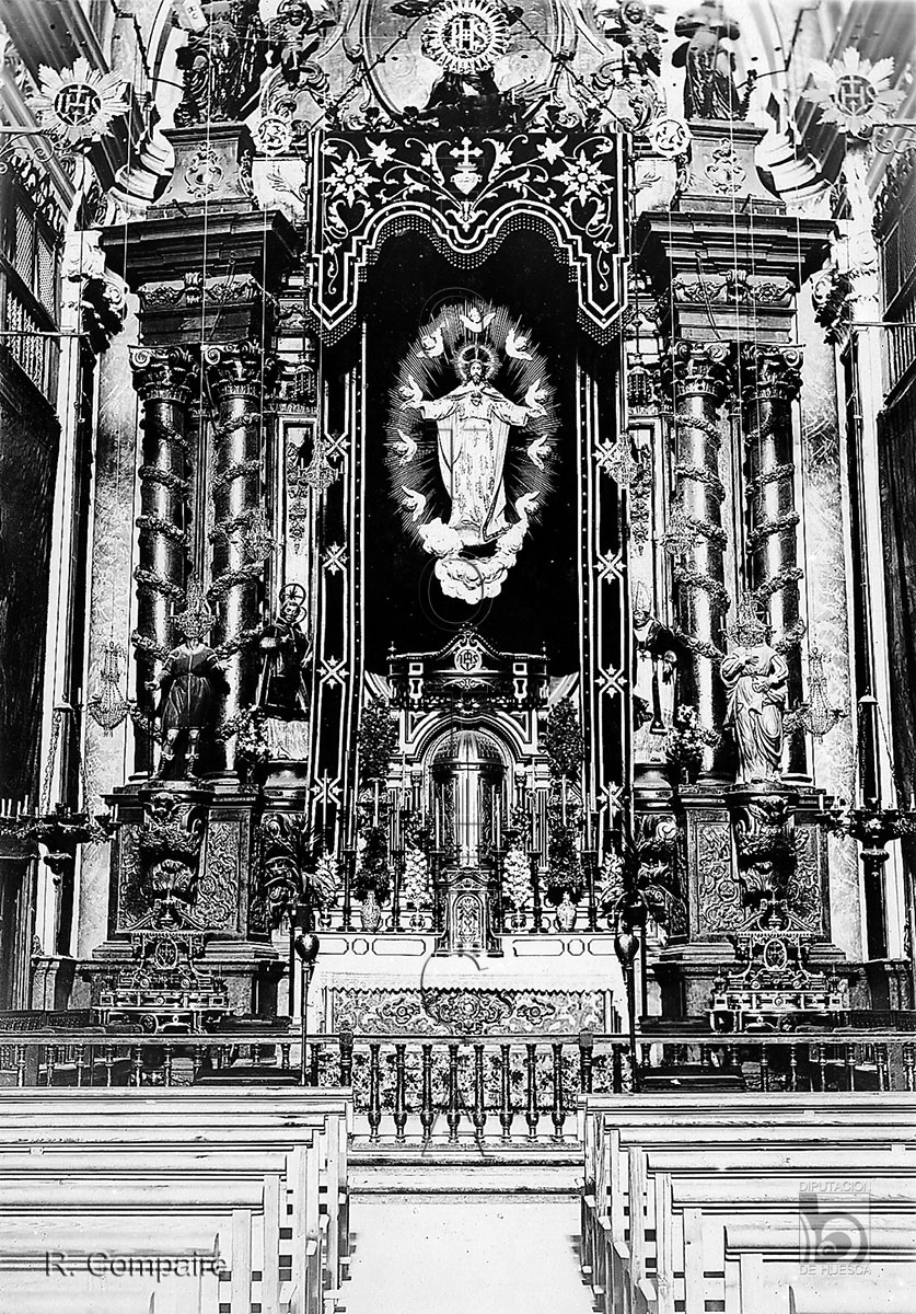 Iglesia de San Vicente el Real. Altar Mayor. Ricardo Compairé Escartín. Huesca